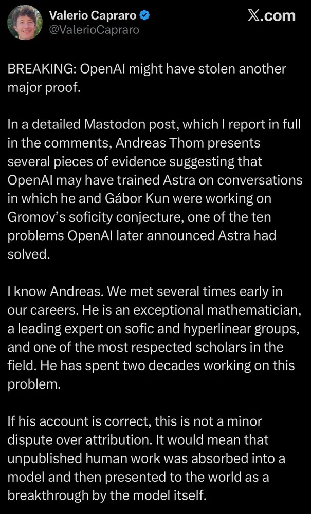 Another researcher claims OpenAI trained models on user conversations
