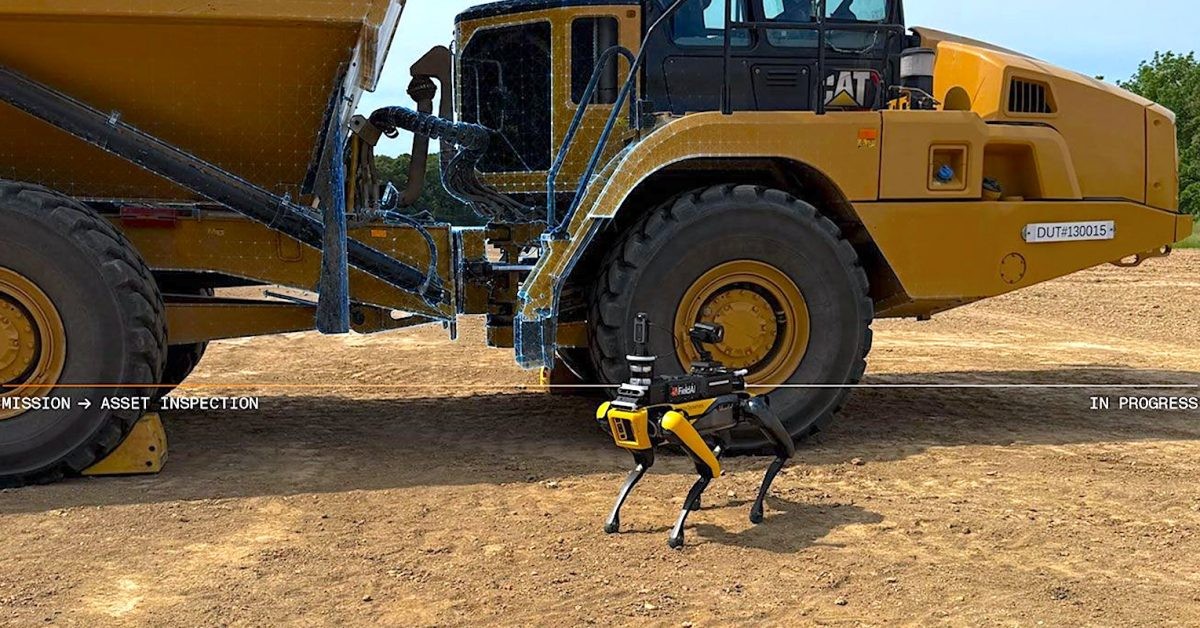 Caterpillar hires AI-powered robot dogs to inspect construction sites