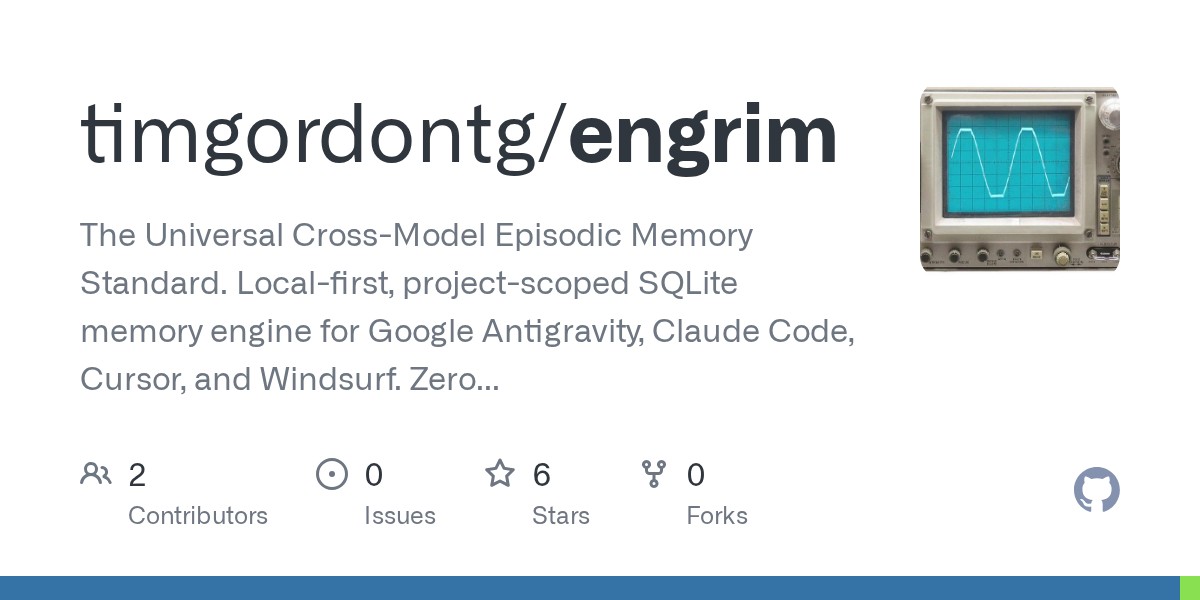 Engrim: A universal, local-first SQLite memory engine for AI CLIs
