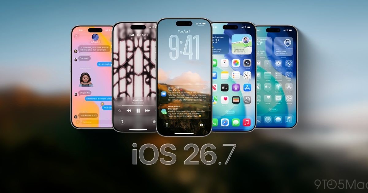 Apple releases iOS 26.7.1 for iPhone with security fixes