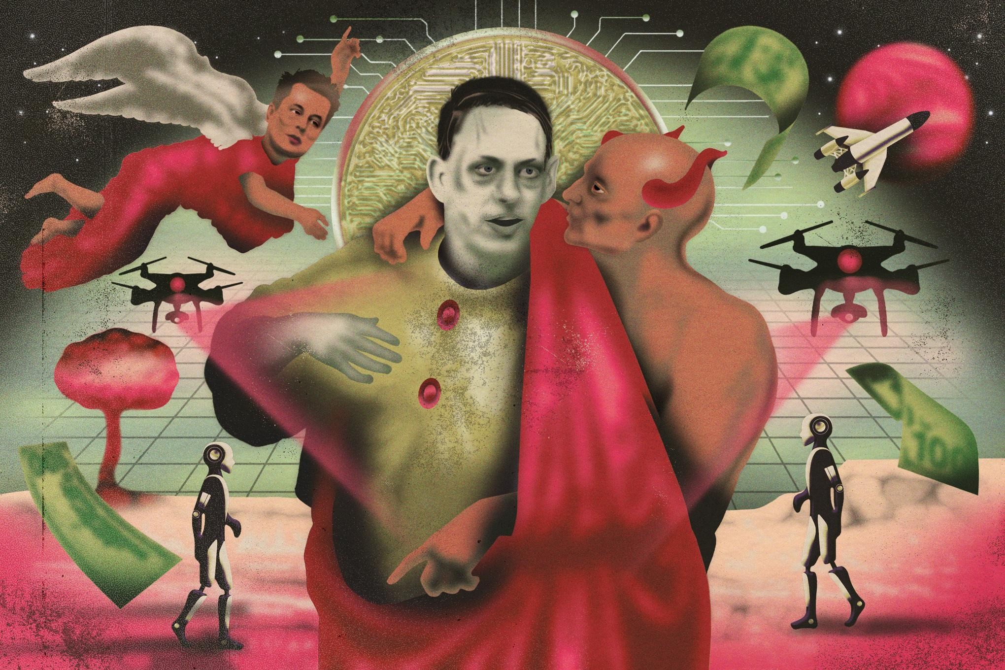 The Gospel according to Peter Thiel and Silicon Valley's AI Apocalypticism