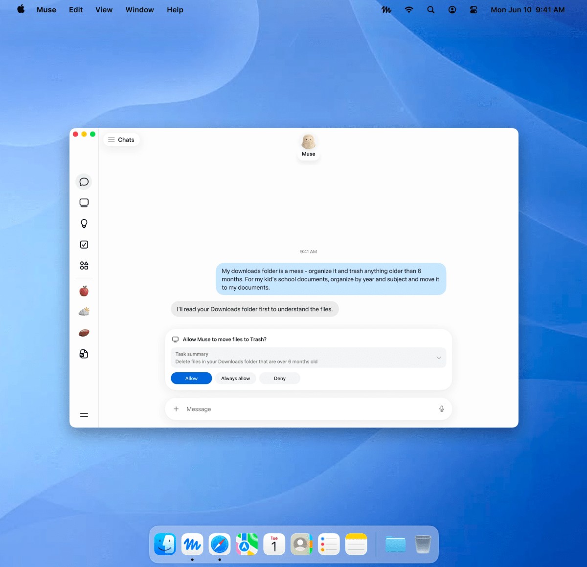 Meta's Muse arrives on Mac to assist with files and apps