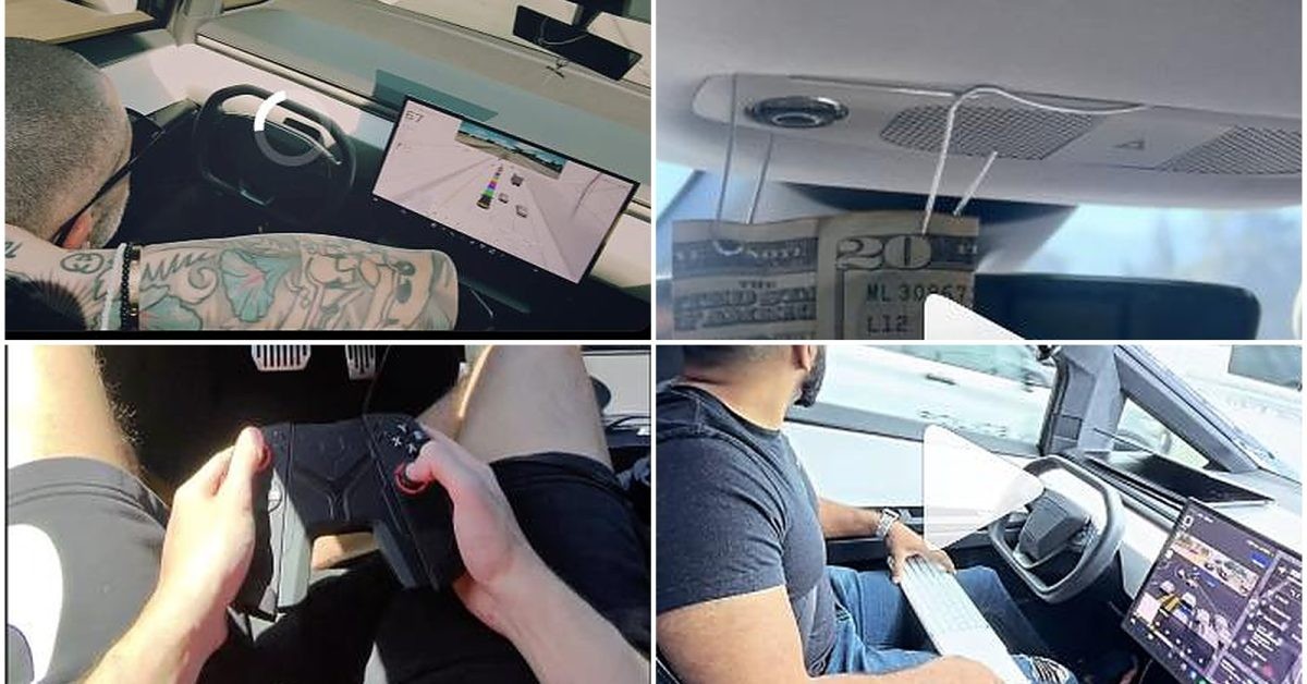 Tesla owners film themselves breaking the law while using FSD and post it for clout