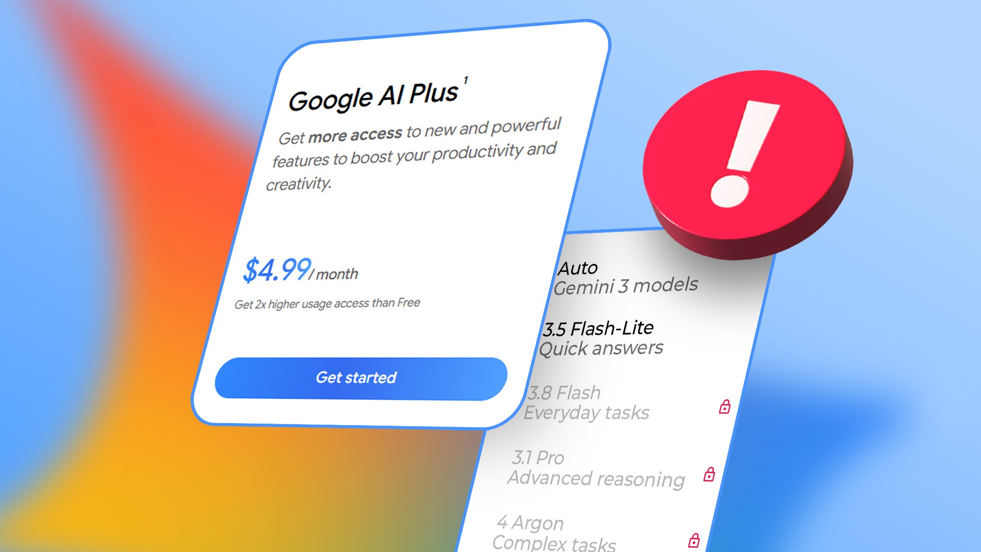 Google AI Plus теряет доступ к моделям Pro: стоит ли подписка своих денег