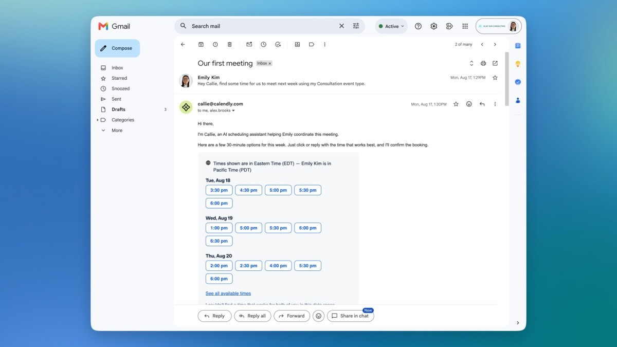 Calendly enters the meeting assistant space with the launch of Callie