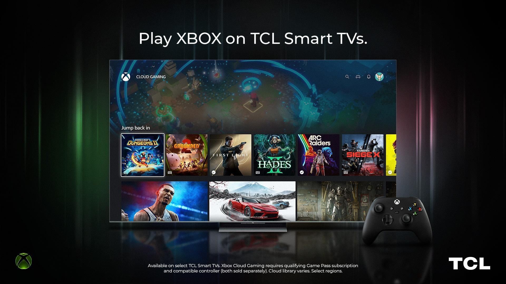 Xbox app is coming to TCL TVs