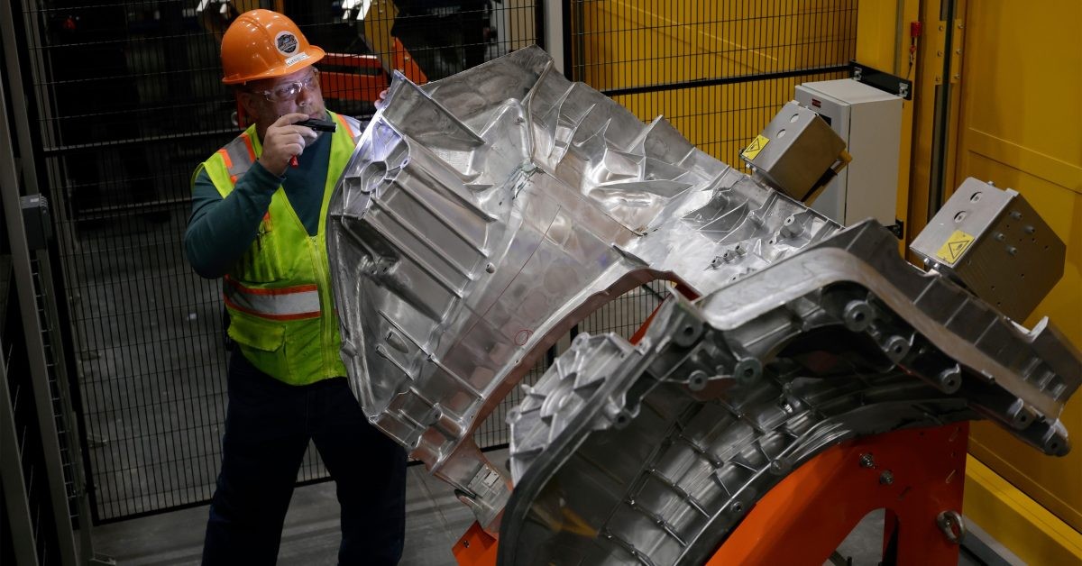 Ford casts over 5,000 unicastings for Fathom EV truck in a Tesla-style shift