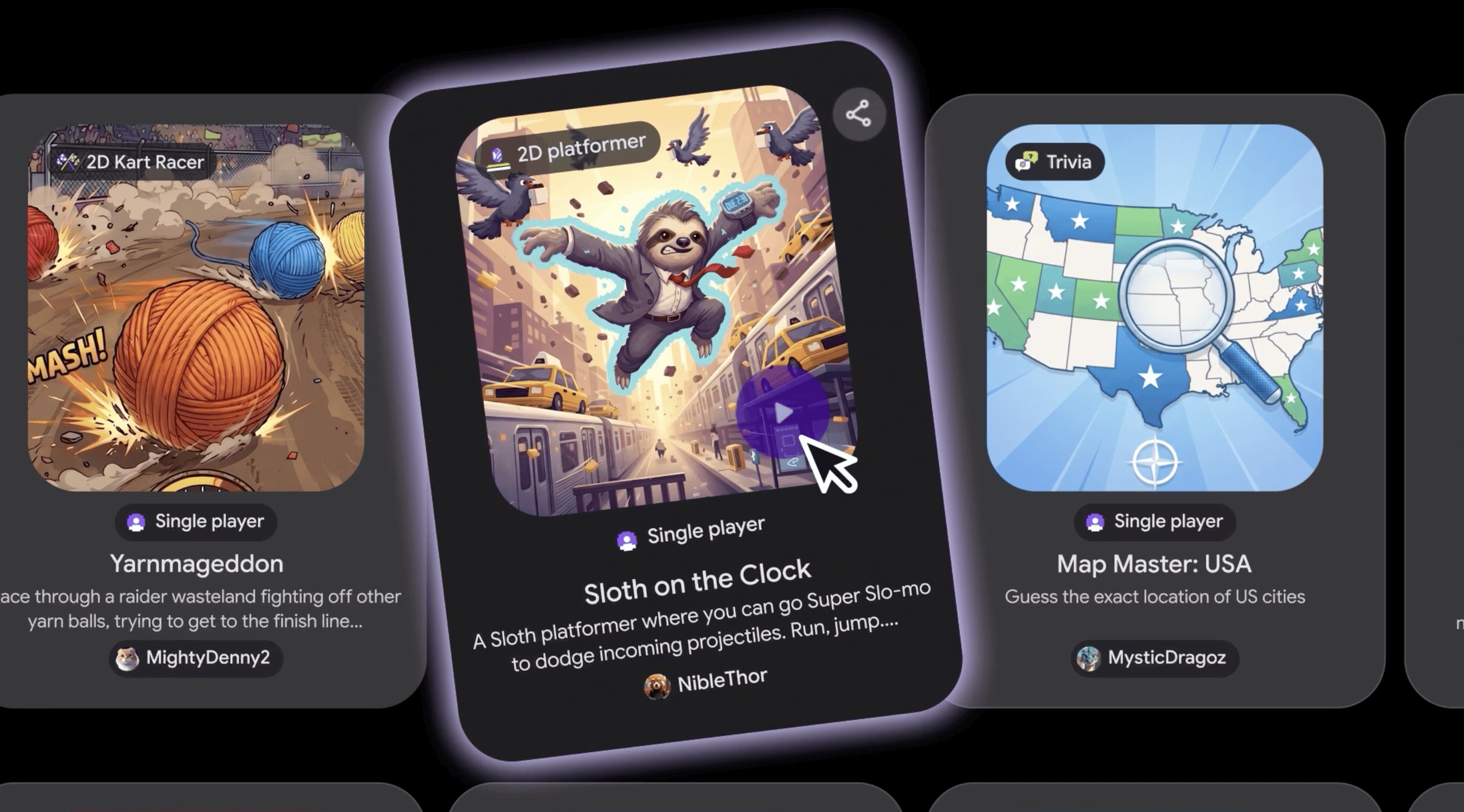 Google introduces Playground, a platform to create games with AI