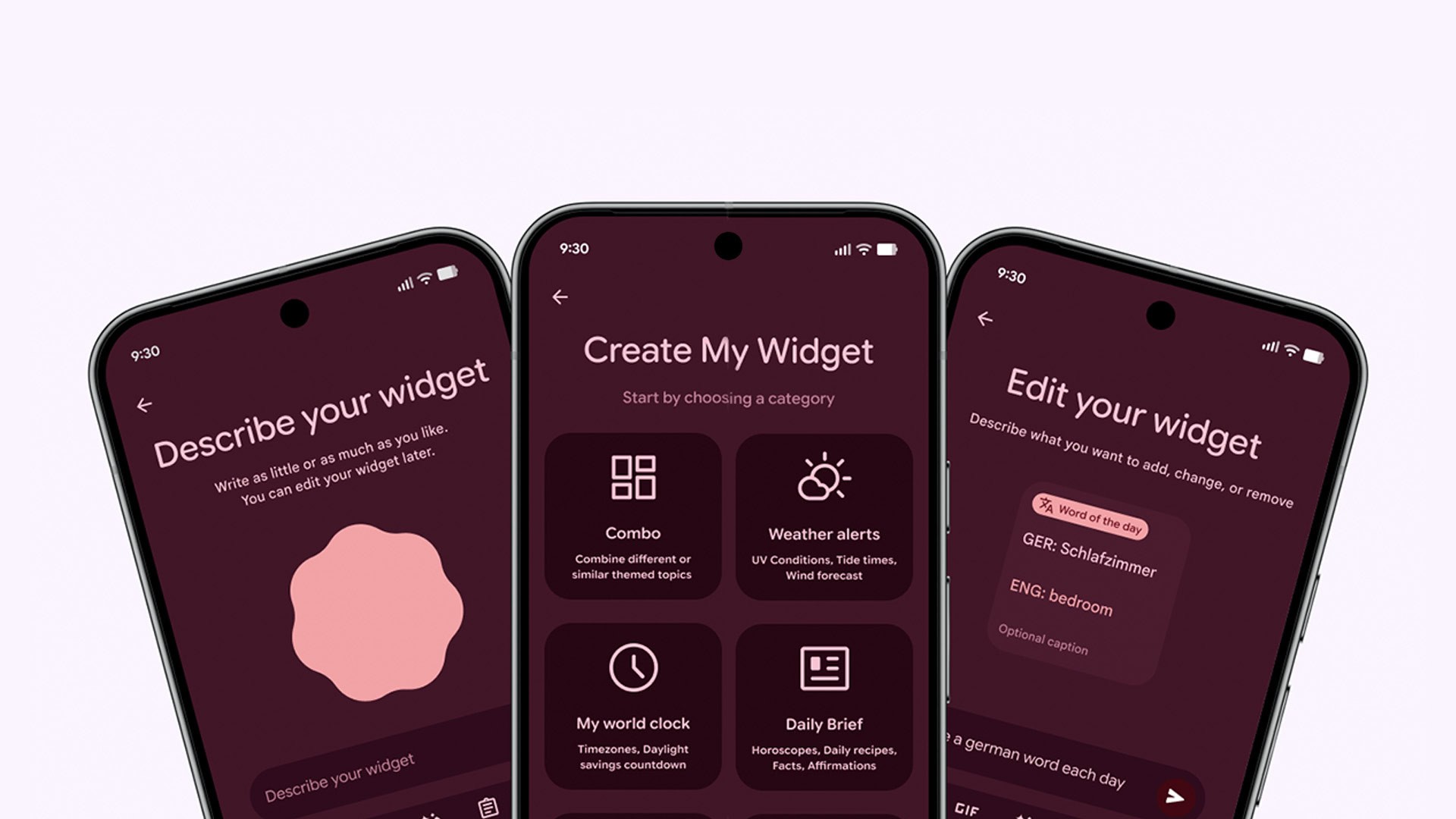 Google's upcoming 'Create My Widget' app will leverage Gemini for custom designs