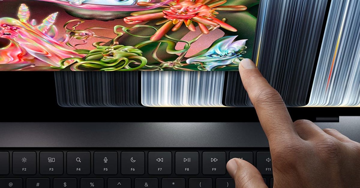MacBook Pro with PROLED XDR and macOS 27 touch optimizations