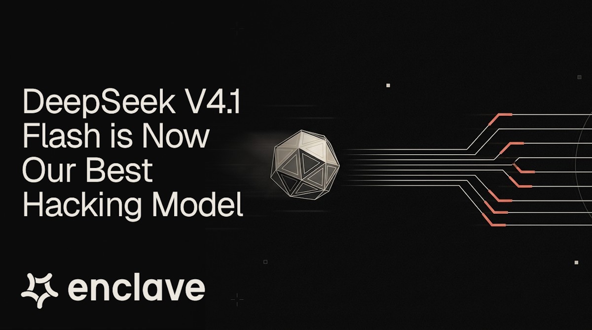 DeepSeek v4.1 Flash Is Now Our Best Hacking Model