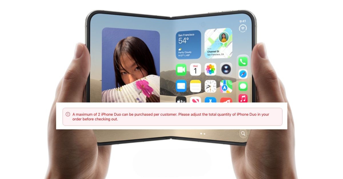 Apple limits iPhone Duo orders to two per customer to tackle scalping