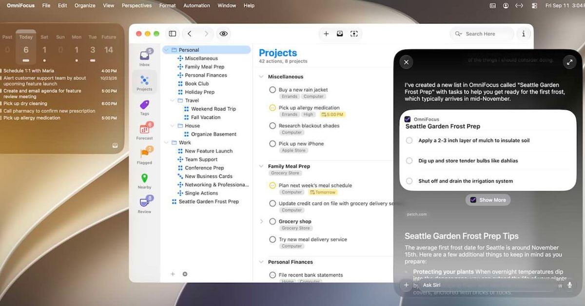 Omni Group updates apps for iOS 27 and macOS 27 with Siri AI support