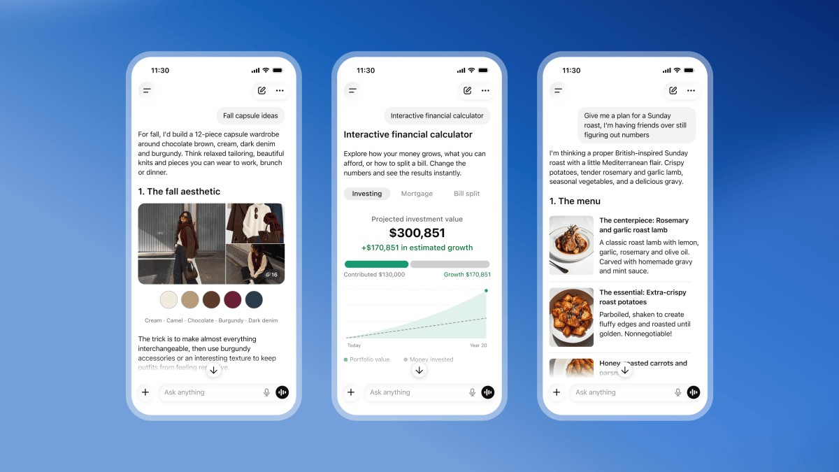 ChatGPT is getting a lot more visual with a new interface launch