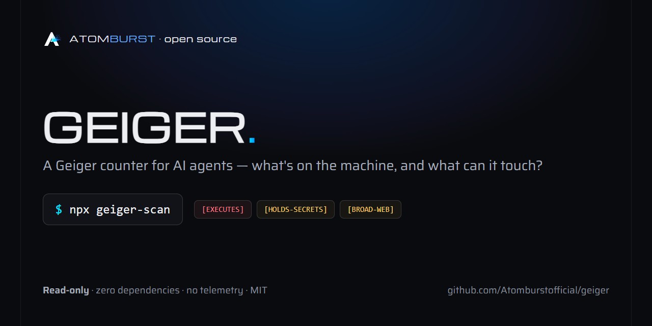 Geiger: See every AI agent on your machine and what it can touch