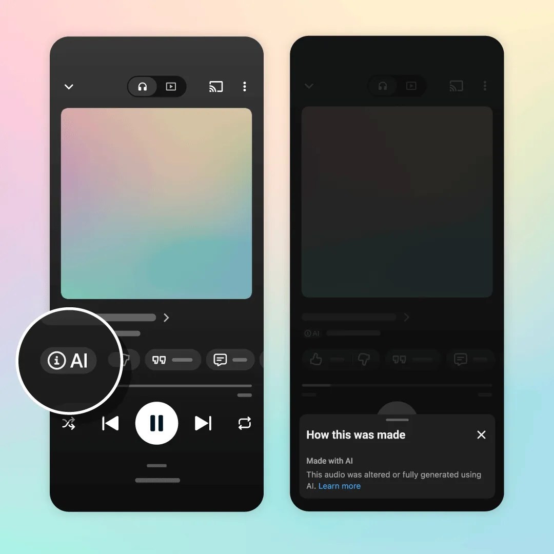 YouTube introduces new labels for AI-generated songs