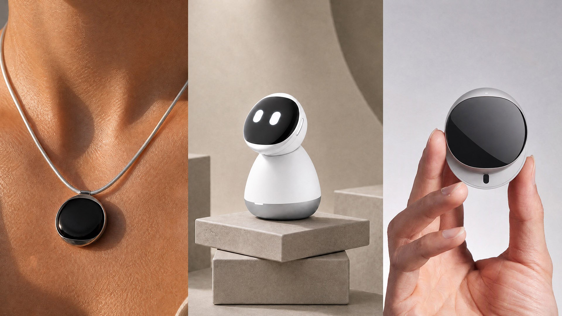 This desktop robot companion is also an AI wearable you can wear around your neck