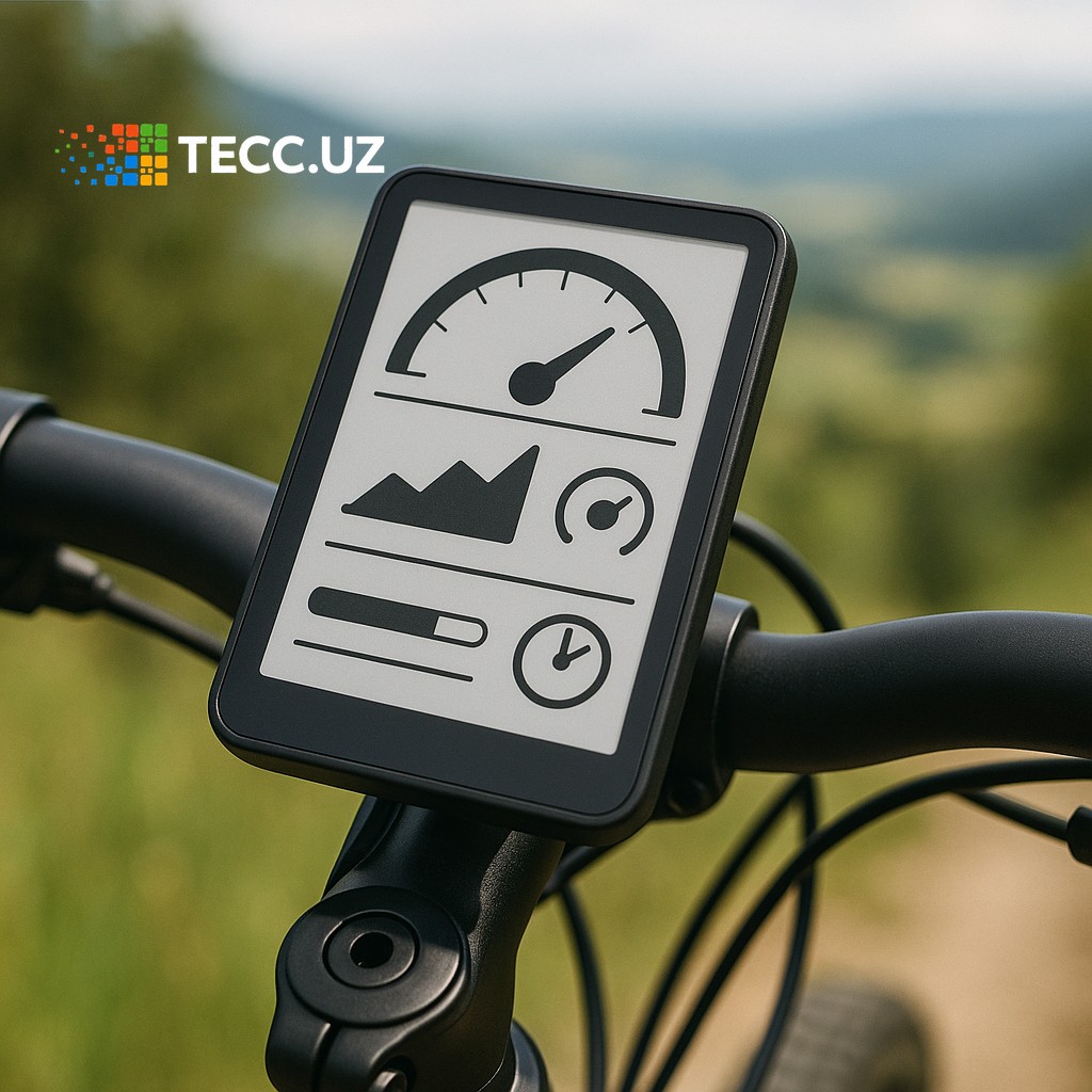 Ochiq manba eInk velosiped kompyuteri