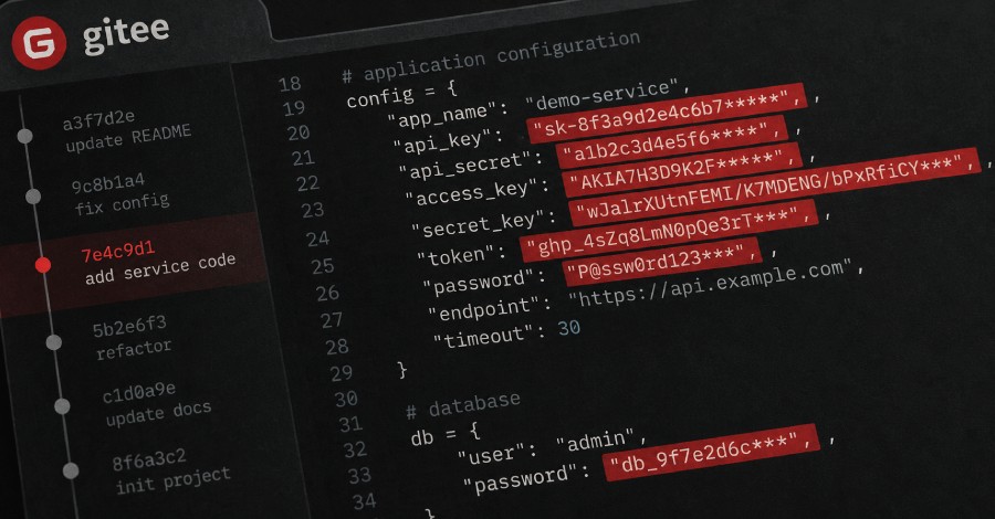 Gitee: 26400 Exposed Cloud and AI Credentials Found in Public Repos
